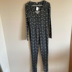 NWT new with tags Free people intimately onsie Jammie’s blue size small